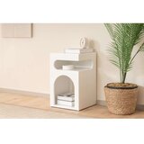Hanah home noćni ormarić bele boje turtle (524ADS1601) | ePonuda.com