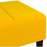  Stolček za noge rumen 78x56x32 cm žamet, (20818588) | Shoptok.si