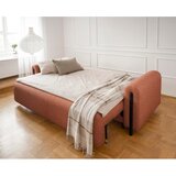ELTAP Raztegljiva/s prostorom za shranjevanje sedežna garnitura iz tkanine bouclé v barvi terakote 244 cm Arcadova – | Shoptok.si