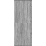 vidaXL Visoka komoda siva sonome 70x35x180 cm od konstruiranog drva | shoptok.hr