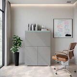 P & B PISALNIK leseni material siva | Shoptok.si