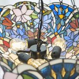 Endon 111887 - Luster na lancu Tiffany SULLIVAN 3xE27/10W/230V prečnik 57 cm | Eponuda.com