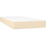  Krevet box spring s madracem krem 120 x 190 cm od tkanine | shoptok.hr