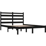  Za krevet od masivne borovine crni 140 x 190 cm | shoptok.hr