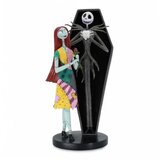Enesco Jack & Sally Coffin Figure Cene