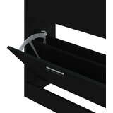 vidaXL ormarić za cipele crni 63 x 24 x 81 cm od konstruiranog drva | shoptok.hr
