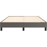  Okvir za krevet s oprugom sivi 140x190 cm od umjetne kože | shoptok.hr