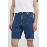 KARL LAGERFELD JEANS Jeans kratke hlače moški, mornarsko modra barva