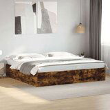  Okvir za krevet boja hrasta 200x200 cm konstruirano drvo | shoptok.hr