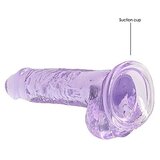 REALROCK Dildo Crystal Clear Purple 7 | Shoptok.si