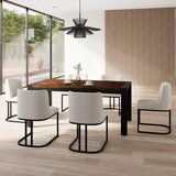 Bessagi Home Jedilna Miza Aleya, Rjava | Shoptok.si