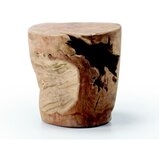Kave Home Okrugao pomoćni stol od masivne tikovine ø 35 cm Tropicana – | shoptok.hr