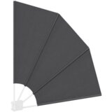 vidaXL Zaslon za zasebnost na balkonu Črna 115 x 115 cm blago | Shoptok.si