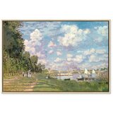  Slika - Claude Monet – The Port at Argenteuil 60x40 U prirodnom drvenom okviru | shoptok.hr