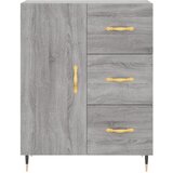  Visoka komoda siva sonome 69,5x34x180 cm od konstruiranog drva | shoptok.hr
