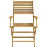 Sklopive vrtne stolice 2 kom 54 5x61 5x86 5 cm od drva bagrema | shoptok.hr