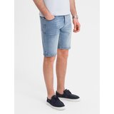 Ombre Denim men's shorts with a classic cut - light blue | shoptok.hr