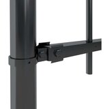 Vrtna ograda s vrhom koplja Čelik 1781 5 x 120 cm Crna - Crna 1 1781.5 cm 120 cm | shoptok.hr