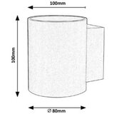 Rabalux kaunas, unutrašnja metalna zidna lampa indirektno, G9 KE3REM2 | ePonuda.com