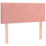  Krevet box spring s madracem LED ružičasti 90x200 cm baršunasti | shoptok.hr