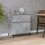  Komoda betonsko siva 60x35x70 cm inženirski les | Shoptok.si