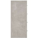  Komoda s 4 ladice 60 x 30 5 x 71 cm siva boja betona | shoptok.hr