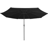  Vrtni suncobran s metalnim stupom 390 cm crni | Eponuda.ba