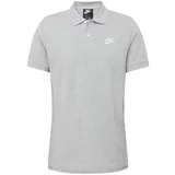 Nike Sportswear Majica 'Matchup' pegasto siva / bela