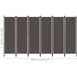 Sobna pregrada sa 6 panela antracit 300 x 180 cm | Eponuda.com
