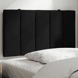 vidaXL Vzglavna stranica črna 80 cm žamet, (21059188) | Shoptok.si