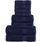  8-dijelni vrhunski set ručnika SOLUND modri 600 gsm | shoptok.hr
