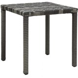 Poli ležaljke za sunčanje sa stolićem od poliratana antracit | shoptok.hr