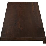 Step treads 8 kom. 80 x 25 x 2 cm Tamno smeđa Čvrsto drvo bukve | shoptok.hr