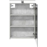  Kopalniška ogledalna omara Betonsko siva 50 x 14,5 x 70 cm, (5000232899) | Shoptok.si