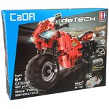 Motor na daljinsko upravljanje i sastavljanje sa 484 elemenata CaDA - crveni | Shoptok.si