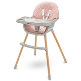 Baby Mix stolček za hranjenje Freya prašno roza Cene