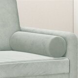  Ukrasni jastuci 2 kom svjetlosivi Ø 15 x 50 cm baršunasti | shoptok.hr