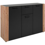 MID.YOU KOMODA, antracit, hrast artisan | Shoptok.si