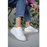 Riccon Women's Sneakers 0012156 White Green Skin