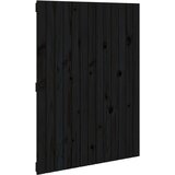 Maison Chic stensko posteljno vzglavje - vzglavna omarica - nočna omarica črno 82,5x3x110 cm trdna borovina, (21707015) Cene