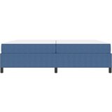  Konstrukcija postelje z vzmetnico Modra 200 x 200 cm blago, (5000123740) | Shoptok.si