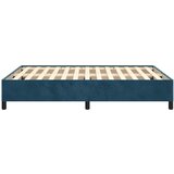 Okvir za krevet bez madraca tamnoplavi 140x190 cm baršunasti | shoptok.hr