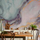  Foto tapeta - Pastel Stones - Pink and Blue Marble-based Structures 500x350 Vodootporna | shoptok.hr