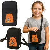  Capybara Shoulder Bag Adjustable Strap Black 20 x 14.5 cm Cene