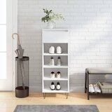 vidaXL Ormarić za cipele sjajni bijeli 40x36x105 cm konstruirano drvo | shoptok.hr