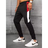 DStreet Spodnie męskie dresowe czarne | shoptok.hr