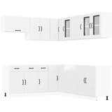 vidaXL 11-dijelni set kuhinjskih elemenata "Lucca" izrađeno drvo | shoptok.hr