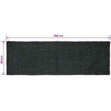  Tepisi za područja Pravokutni Tamnosiva 80 x 250 cm Juta | Shoptok.si
