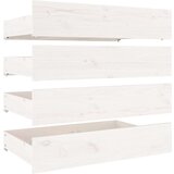  Okvir za krevet s ladicama bijeli 140 x 200 cm | shoptok.hr