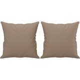  2-dijelni set sofa s jastucima boja cappuccina od umjetne kože | shoptok.hr
